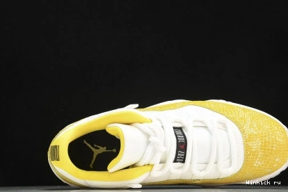 Air Snakeskin” Low “Yellow Jordan 11 0801